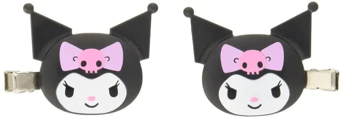 SANRIO Hair Clip Set 2 Pcs Kuromi- Japan Figure Store - #1 Bring To You The Best Japanese Goods