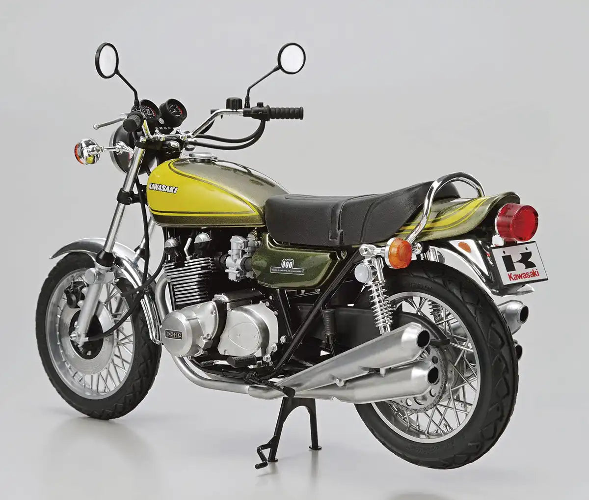 AOSHIMA - The Bike 1/12 Kawasaki Z1 900 Super4 '73 W/ Custom Parts Plastic Model- Japan Figure Store - #1 Bring To You The Best Japanese Goods