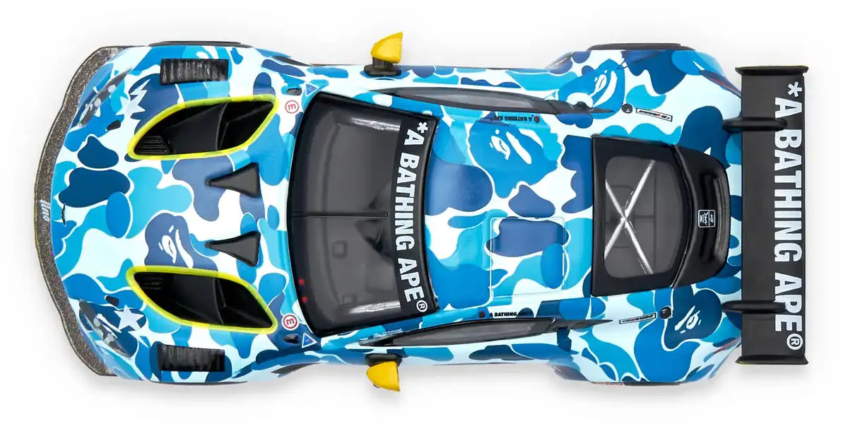 Genesis Company Pop Race 1/64 Bape X Aston Martin Gt3 Blue Japan- Japan Figure Store - #1 Bring To You The Best Japanese Goods