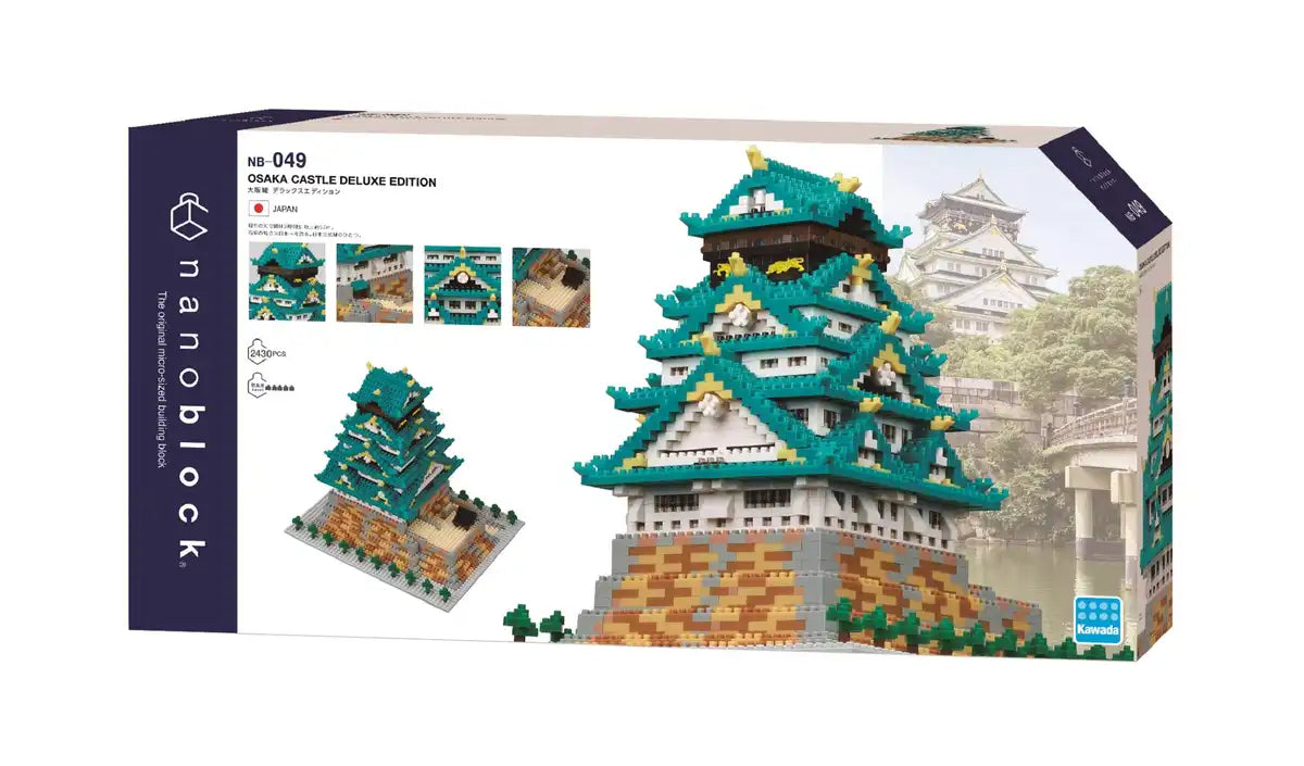 KAWADA Nb-049 Nanoblock Osaka Castle Deluxe Edition- Japan Figure Store - #1 Bring To You The Best Japanese Goods