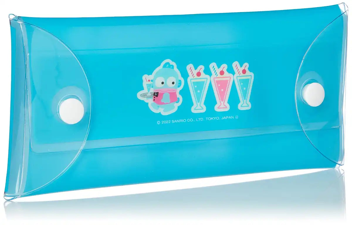 Sanrio Hangyodon Clear Large Pencil Case and Accessory Case- Japan Figure Store - #1 Bring To You The Best Japanese Goods