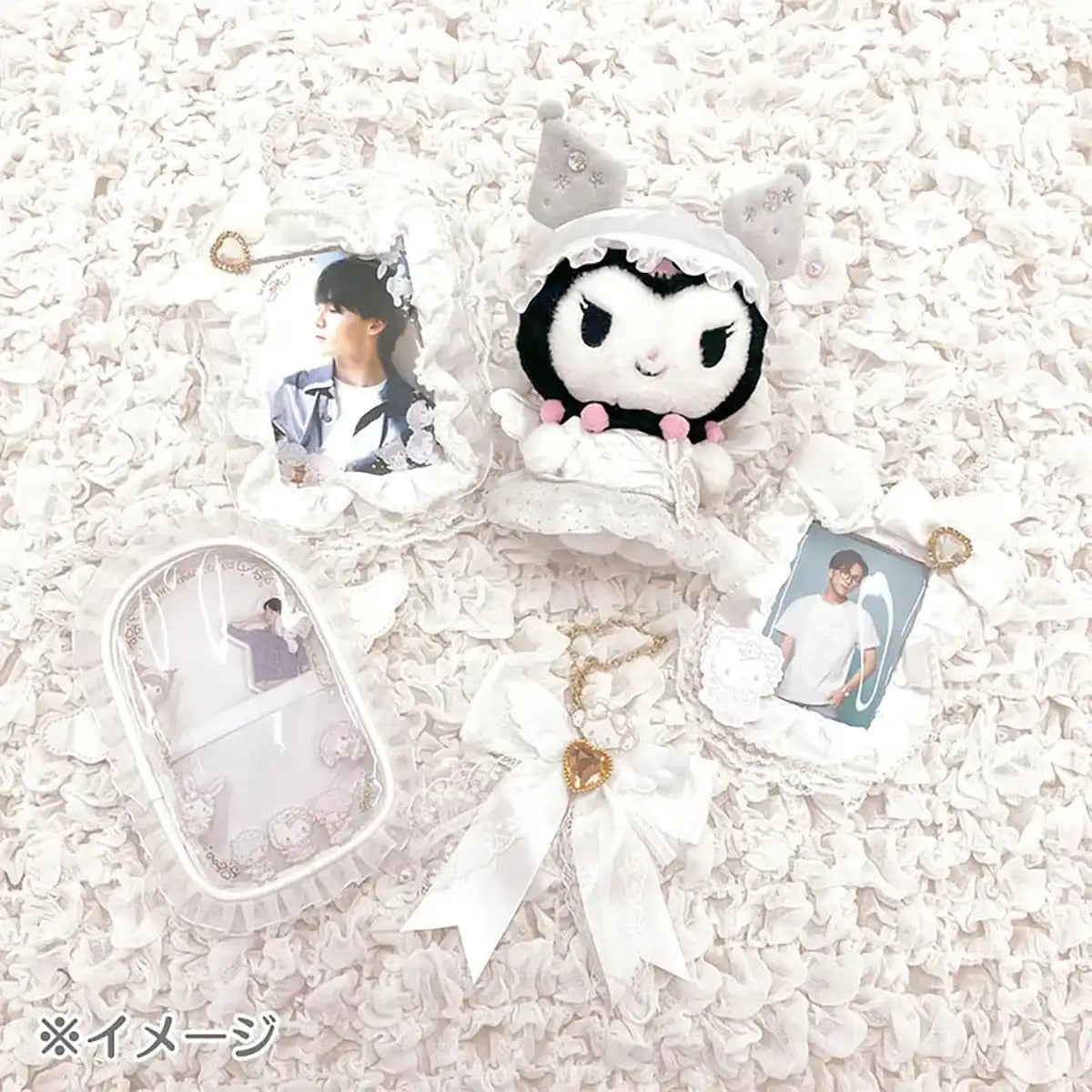 Sanrio Cinnamoroll Trading Card Holder Enjoyy Idol Pure White Angel Edition Vendor