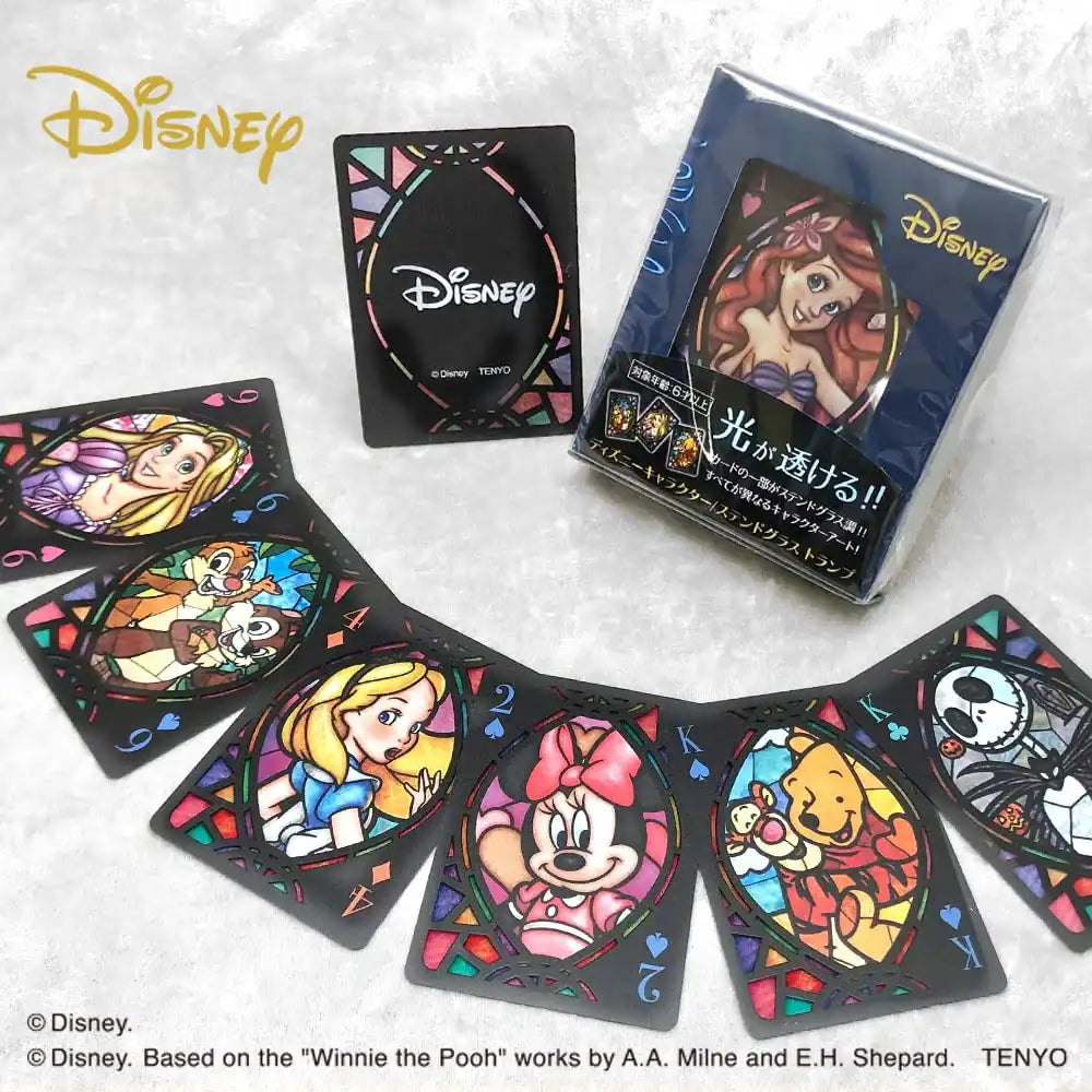 Tenyo Disney Character Playing Cards Stained Glass- Japan Figure Store - #1 Bring To You The Best Japanese Goods