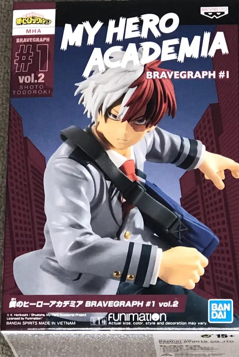 Banpresto My Hero Academia Bravegraph #1 Vol.2 Shoto Todoroki Japan- Japan Figure Store - #1 Bring To You The Best Japanese Goods