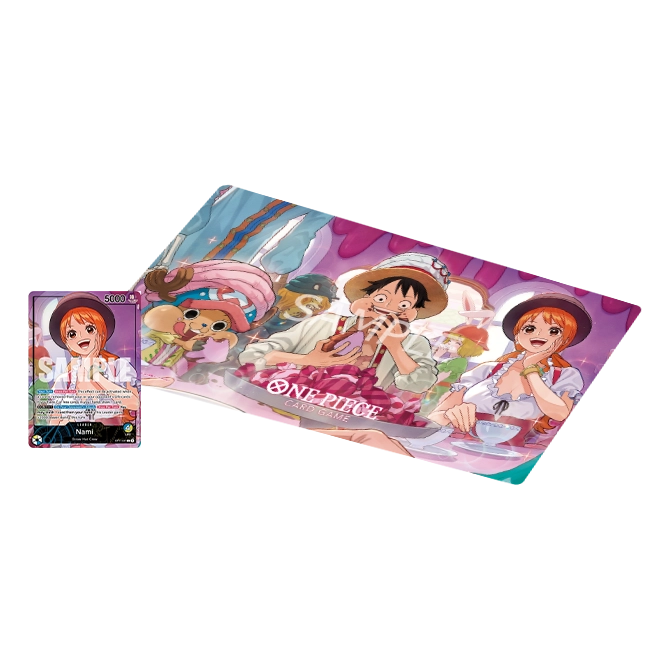 ONE PIECE Official Playmat & Card Set Whole Cake Island Arc