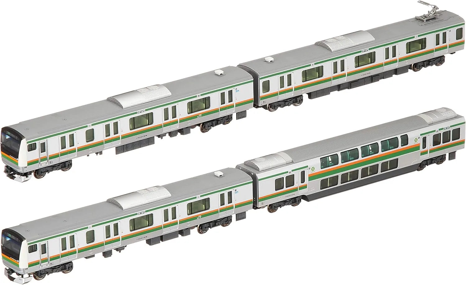 Kato N Gauge E233 Series 3000 Tokaido Line 4-Car Train Set