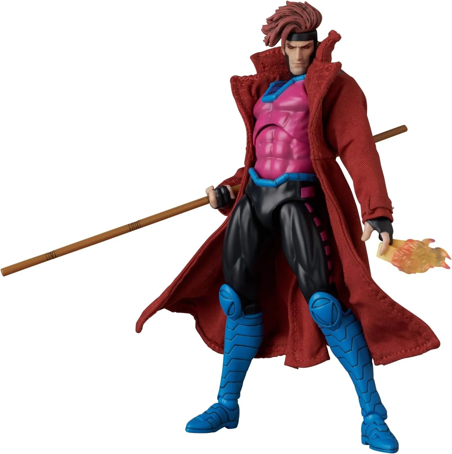 MEDICOM TOY MAFEX No 287 Gambit Comic Variant Version Action Figure 6.3 Inches