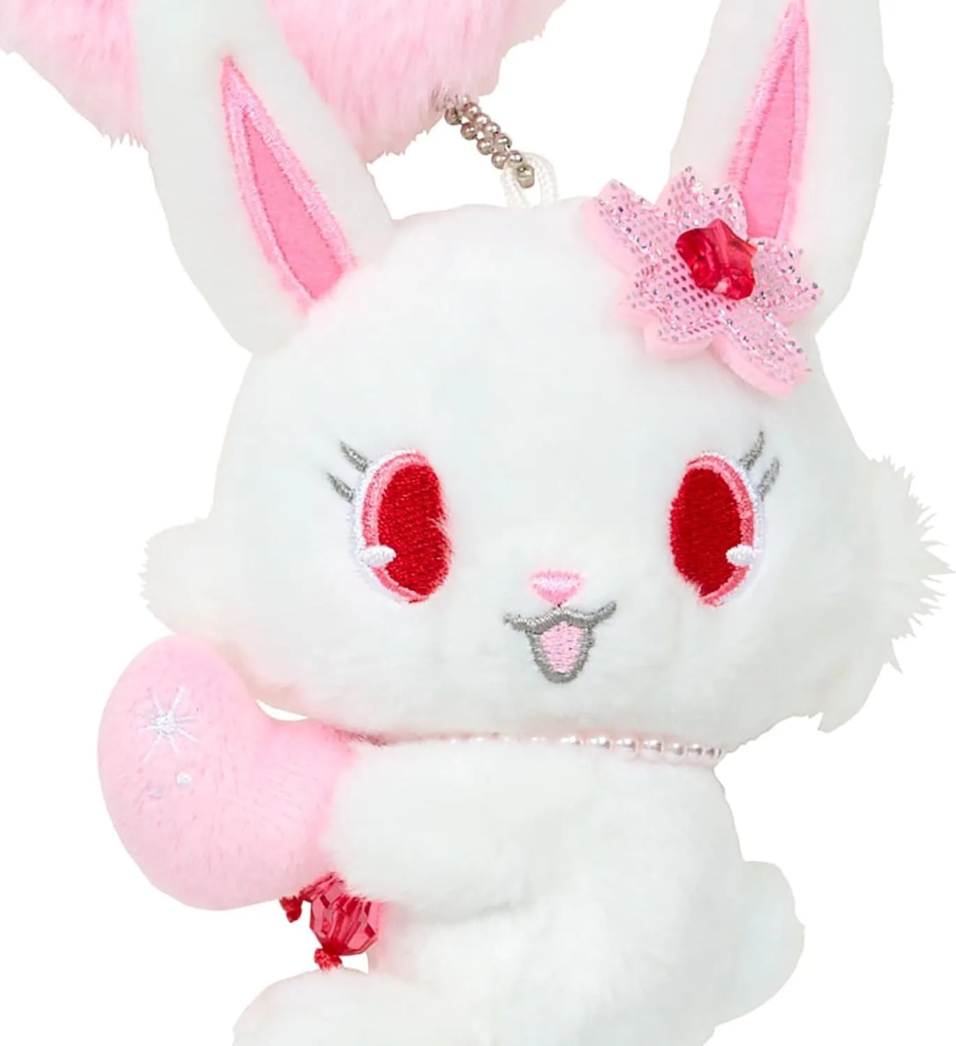 Sanrio Mascot Holder Heisei Urare Character Fluffy Heart Jewel Pet