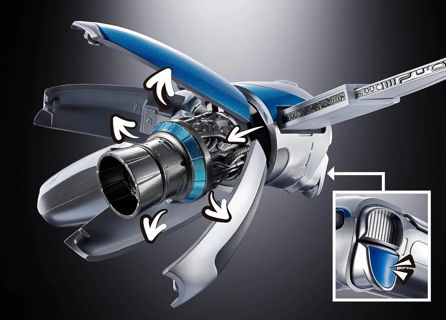 Tamashii Nations Spinatio EXM-A9bk Black Knight 30MM 1/144 Model