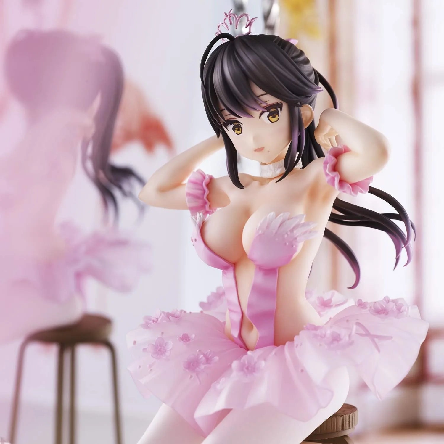 Union Creative Flamingo Ballet Ponytail Child Figure PVC ABS