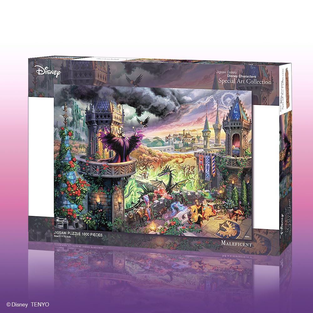 1000-Piece Tenyo Maleficent Jigsaw Puzzle 51x73.5cm- Japan Figure Store - #1 Bring To You The Best Japanese Goods