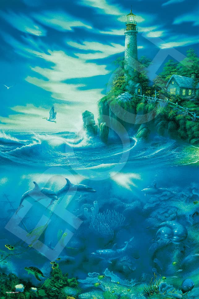 EPOCH 13-045S Jigsaw Puzzle Eternal Light Lighthouse David Miller Glow In The Dark 1000 Pieces- Japan Figure Store - #1 Bring To You The Best Japanese Goods