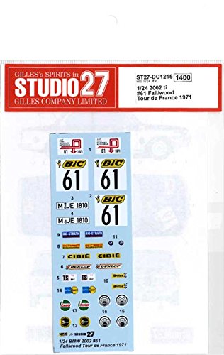 Studio27 St27 Dc1215 002 Ti 61 Fall / Wood Tour De France 1971 Decal For Hasegawa 1/24 Car Decal- Japan Figure Store - #1 Bring To You The Best Japanese Goods