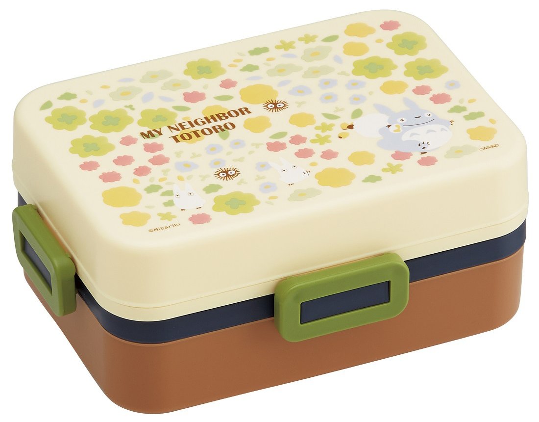 Skater 4-Point Lock Bento Lunch Box 580ml My Neighbor Totoro Garden Design- Japan Figure Store - #1 Bring To You The Best Japanese Goods
