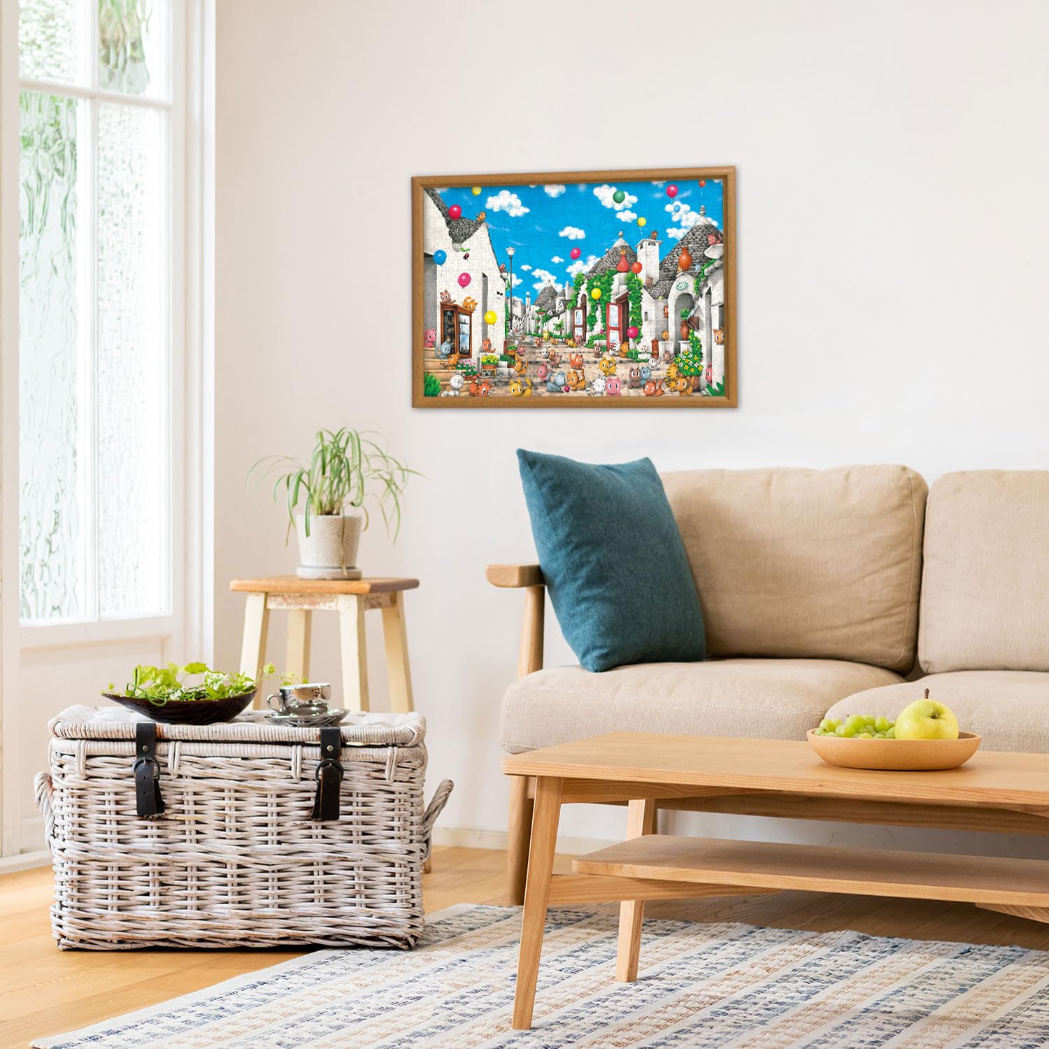 500pc Appleone Jigsaw Puzzle Alberobello Cats 38x53cm- Japan Figure Store - #1 Bring To You The Best Japanese Goods