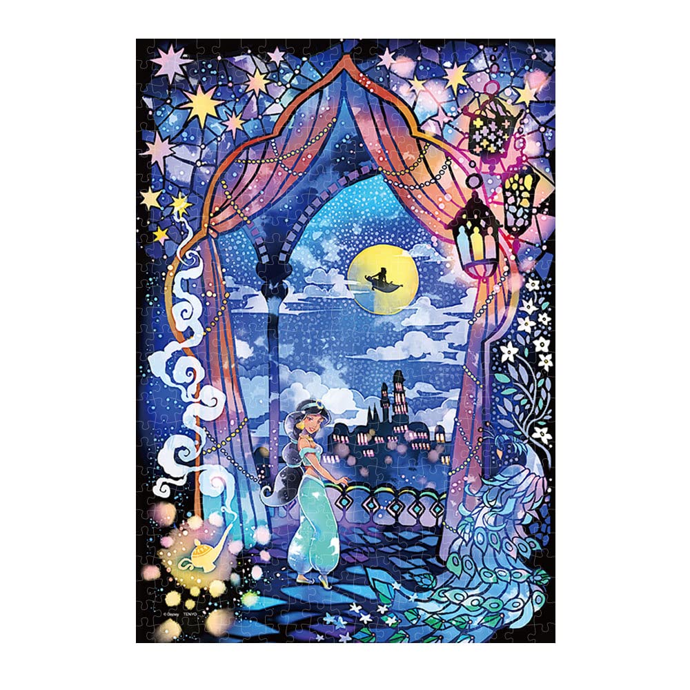 Tenyo 500pc Jigsaw Puzzle Aladdin Stained Art 25x36cm- Japan Figure Store - #1 Bring To You The Best Japanese Goods