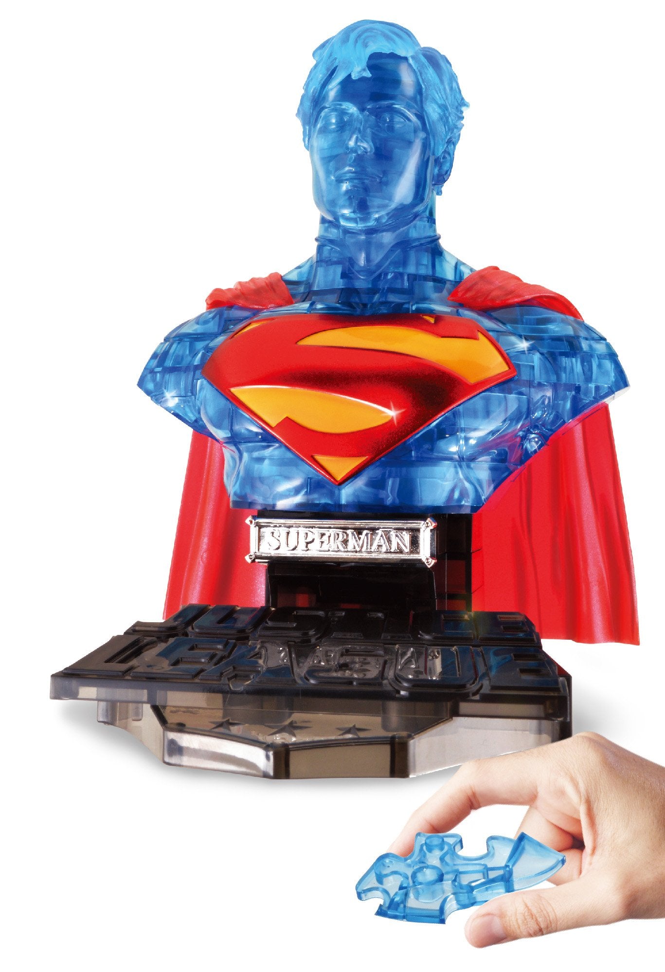 Beverly Car Puzzle 3D Cp3-017 Superman Clear (72 Pieces) 3D Superman Puzzle Toys- Japan Figure Store - #1 Bring To You The Best Japanese Goods