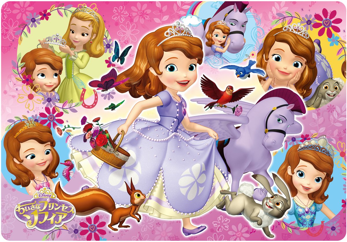 TENYO Jigsaw Puzzle Disney Princess Sophia'S Day 80 Pieces Child Puzzle- Japan Figure Store - #1 Bring To You The Best Japanese Goods