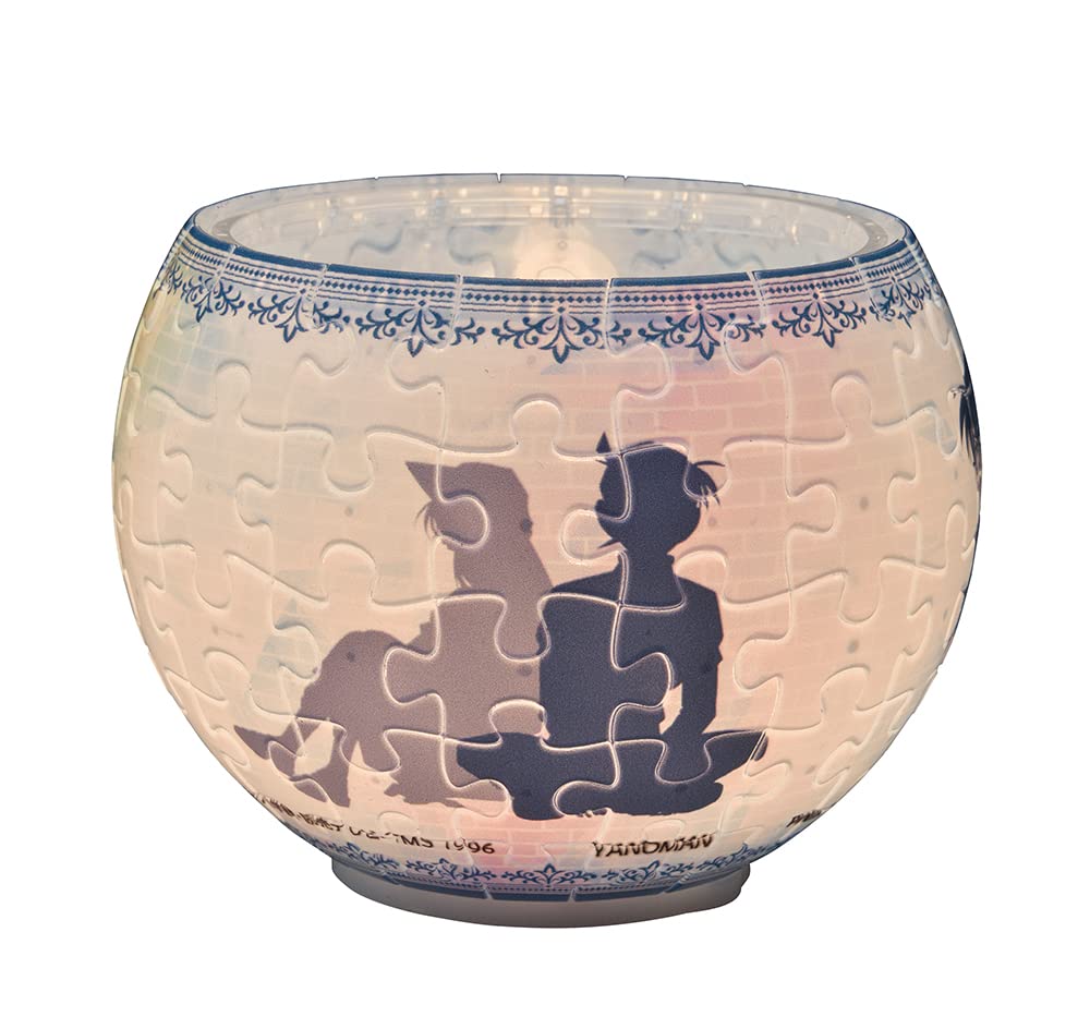 YANOMAN 2201-66 3D Led Lamp Shade Puzzle Detective Conan Case Closed Blue Truth 80 Pieces- Japan Figure Store - #1 Bring To You The Best Japanese Goods