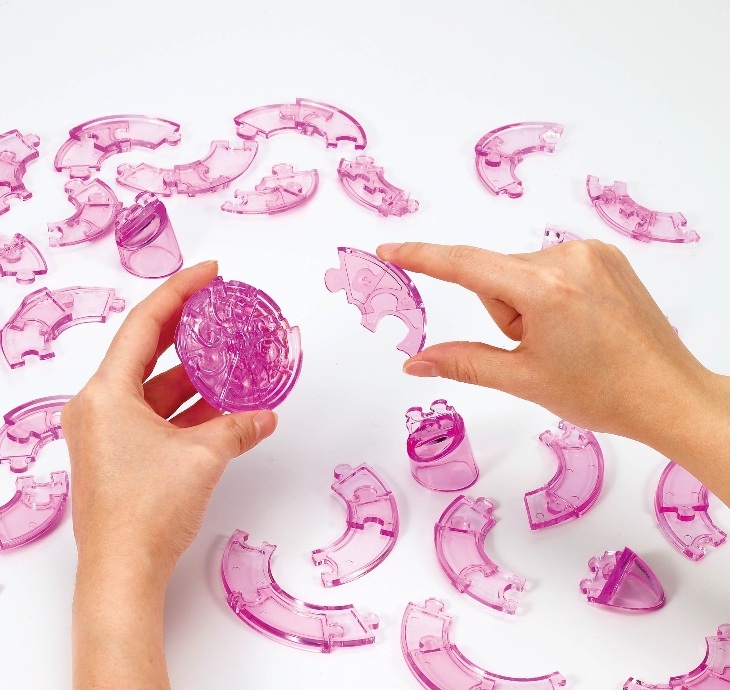 Beverly Crystal 3D Puzzle 486381 Piggy Bank Pink (93 Pieces) Piggy Bank Puzzle- Japan Figure Store - #1 Bring To You The Best Japanese Goods