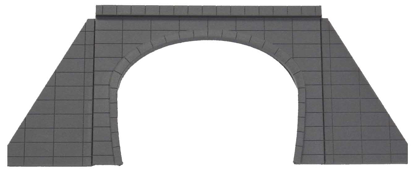Advance Z Gauge 0002 Double Track Tunnel Portal (Concrete) 2 Sets (Acrylic Structure Kit)- Japan Figure Store - #1 Bring To You The Best Japanese Goods