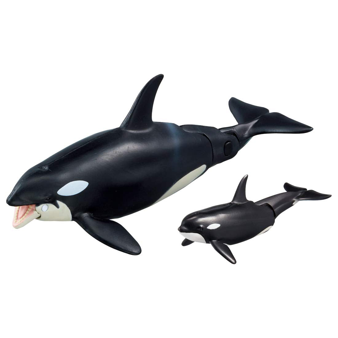 TAKARA TOMY Al-08 Animal Adventure Killer Whale Parent And Child Floating Version Figure- Japan Figure Store - #1 Bring To You The Best Japanese Goods