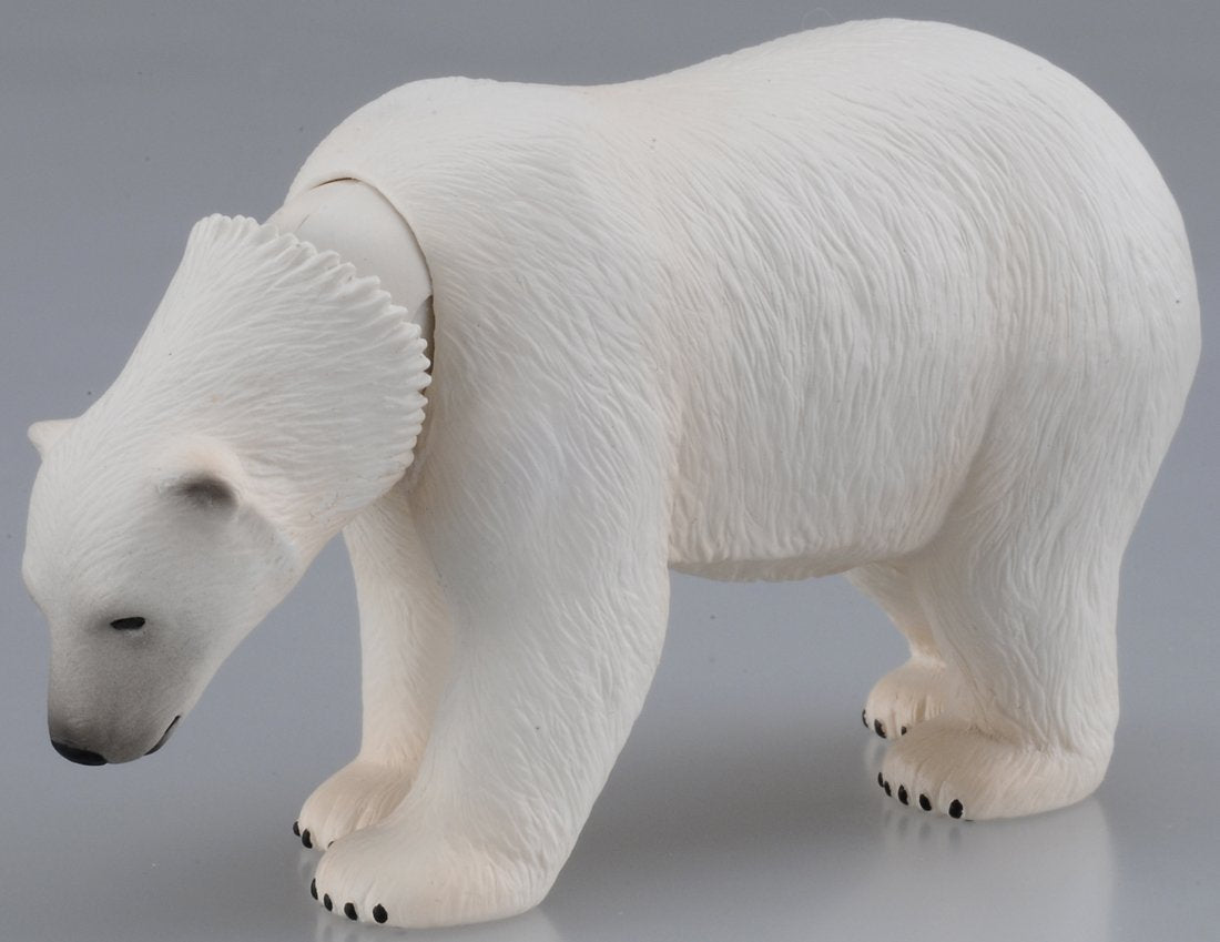 TAKARA TOMY As-10 Animal Adventure Polar Bear Figure- Japan Figure Store - #1 Bring To You The Best Japanese Goods