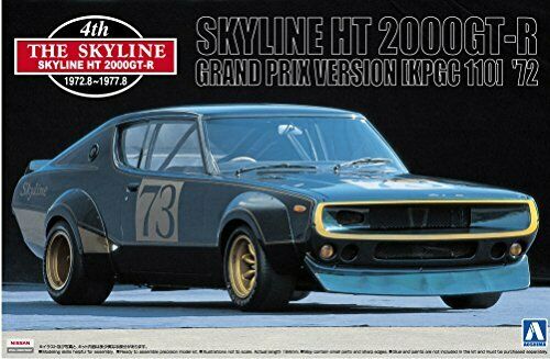 Aoshima 1/24 Skyline Ht 2000gt-r Kpgc110 '72 Model Car