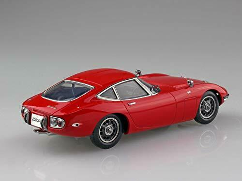 Aoshima Toyota 2000gt Solar Red 1/32 Scale Plastic Model