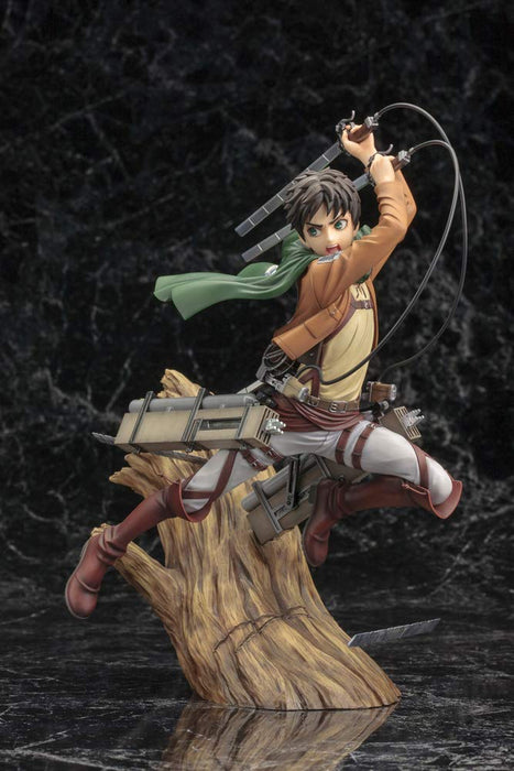 Kotobukiya Attack On Titan Artfx J Eren Jaeger 1/8 Scale PVC Complete Figure- Japan Figure Store - #1 Bring To You The Best Japanese Goods