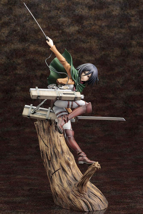 Kotobukiya Attack On Titan Mikasa Ackerman 1/8 Scale Artfx J Renewal Ver. Painted PVC Figure- Japan Figure Store - #1 Bring To You The Best Japanese Goods