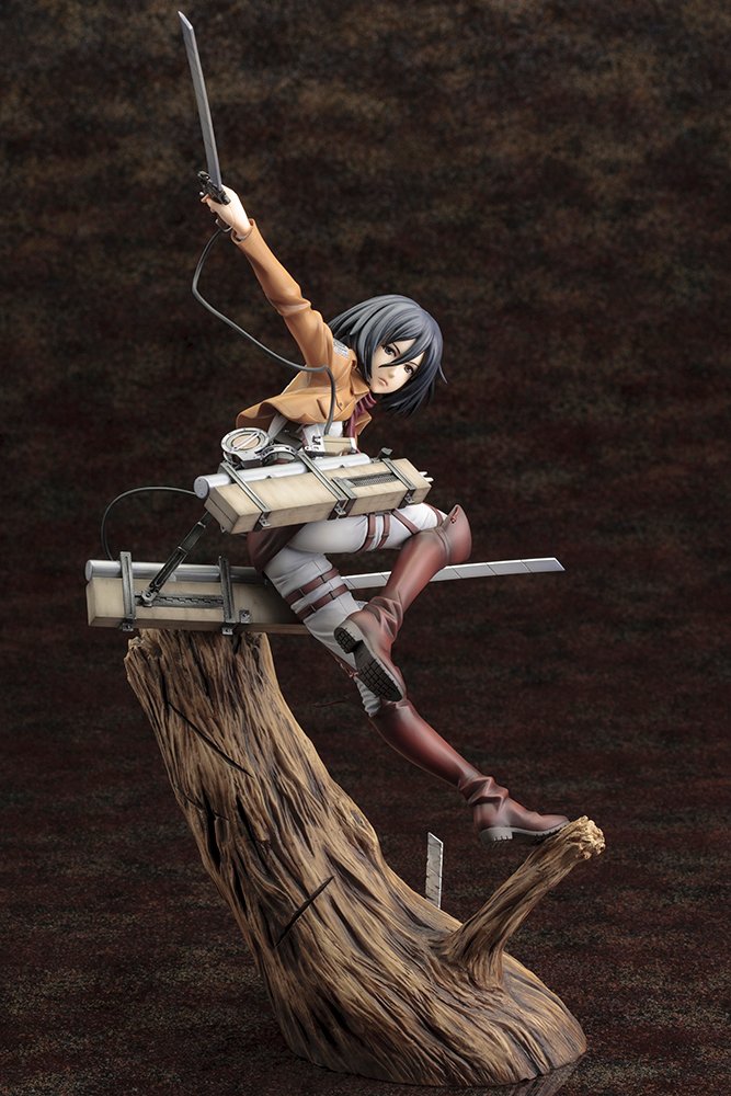 Kotobukiya Attack On Titan Mikasa Ackerman 1/8 Scale Artfx J Renewal Ver. Painted PVC Figure- Japan Figure Store - #1 Bring To You The Best Japanese Goods