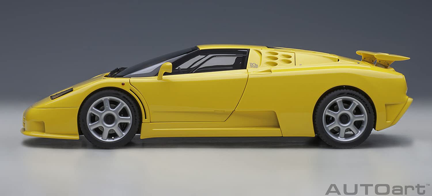Autoart 1/18 Bugatti Eb110 SS Yellow 70918- Japan Figure Store - #1 Bring To You The Best Japanese Goods