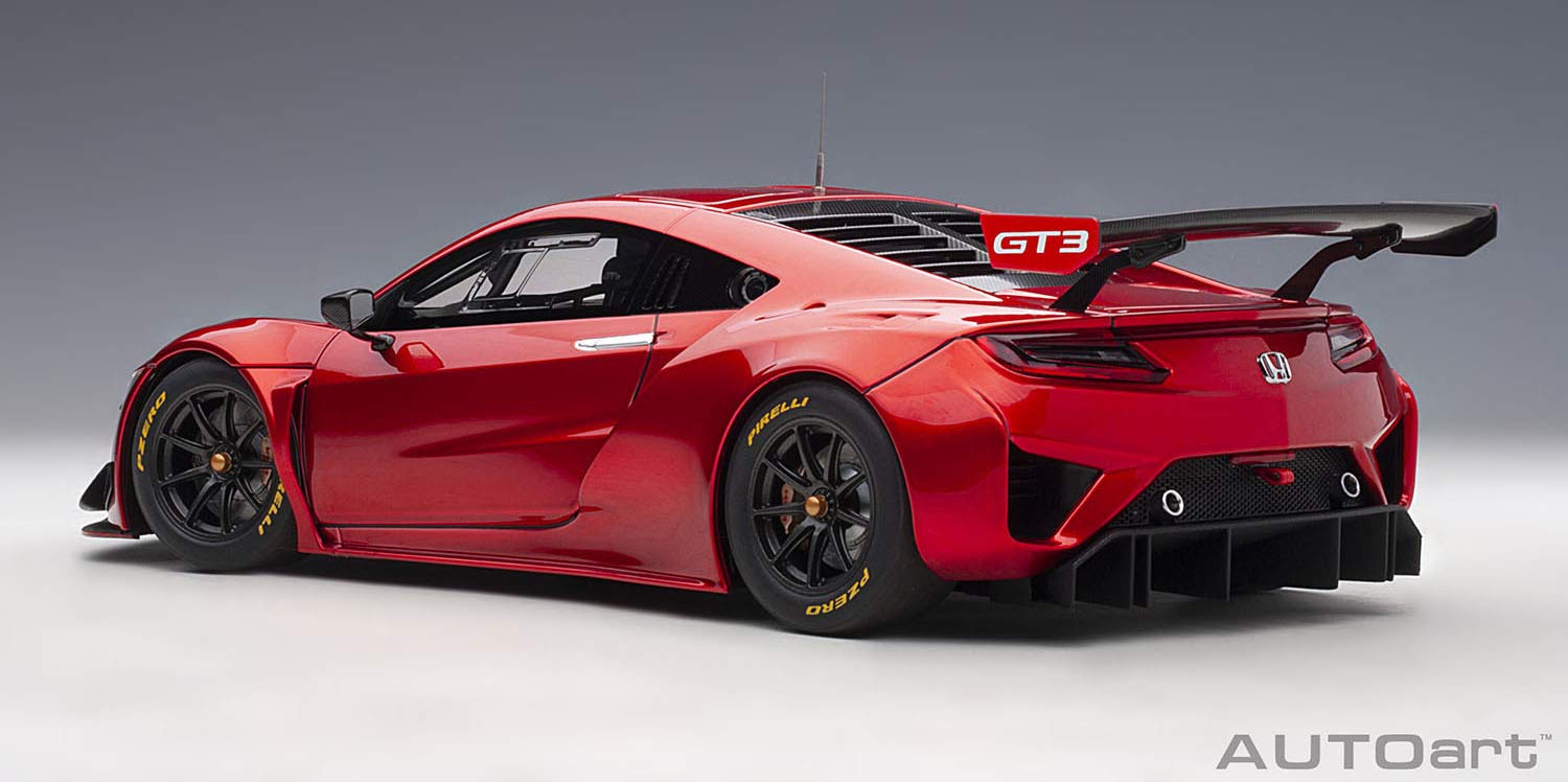 Autoart 1/18 Honda NSX GT3 2018 81895 Hyper Red- Japan Figure Store - #1 Bring To You The Best Japanese Goods