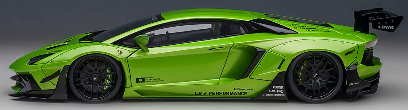 Autoart 1/18 Liberty Walk Lamborghini Aventador 79243 Pearl Green- Japan Figure Store - #1 Bring To You The Best Japanese Goods