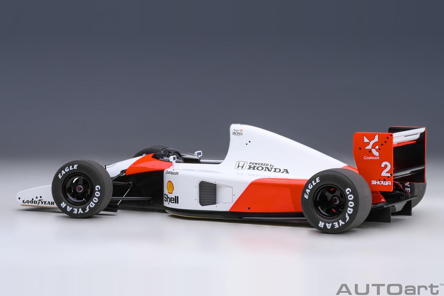 Autoart 1/18 Scale McLaren Honda MP4/6 1991 Japanese GP Gerhard Berger Model Car- Japan Figure Store - #1 Bring To You The Best Japanese Goods