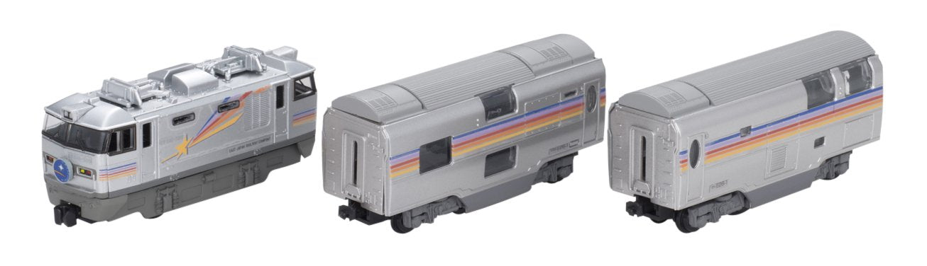 BANDAI - B-Train Shorty Sleeping Express 'Cassiopeia' Set A 3 Cars Set - N Scale- Japan Figure Store - #1 Bring To You The Best Japanese Goods
