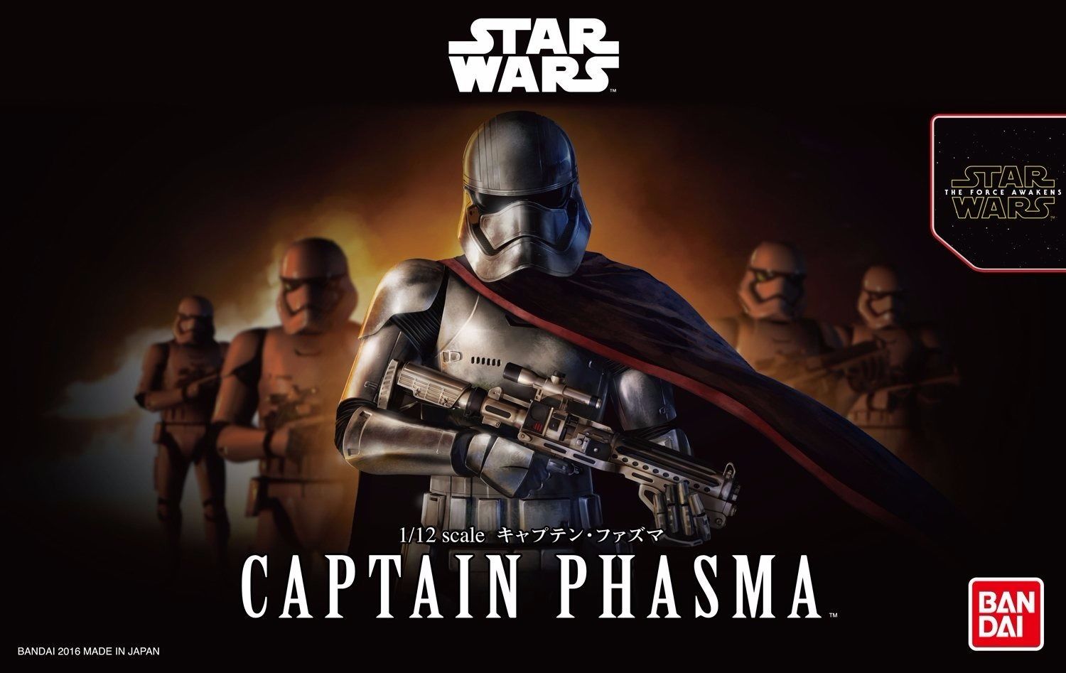 Bandai 1/12 Captain Phasma Plastic Model Kit Star Wars The Force Awakens F/s