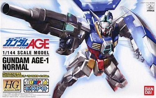 Bandai Hg 1/144 Age-1 Gundam Age-1 Normal Full Color Plated Ver Model Kit