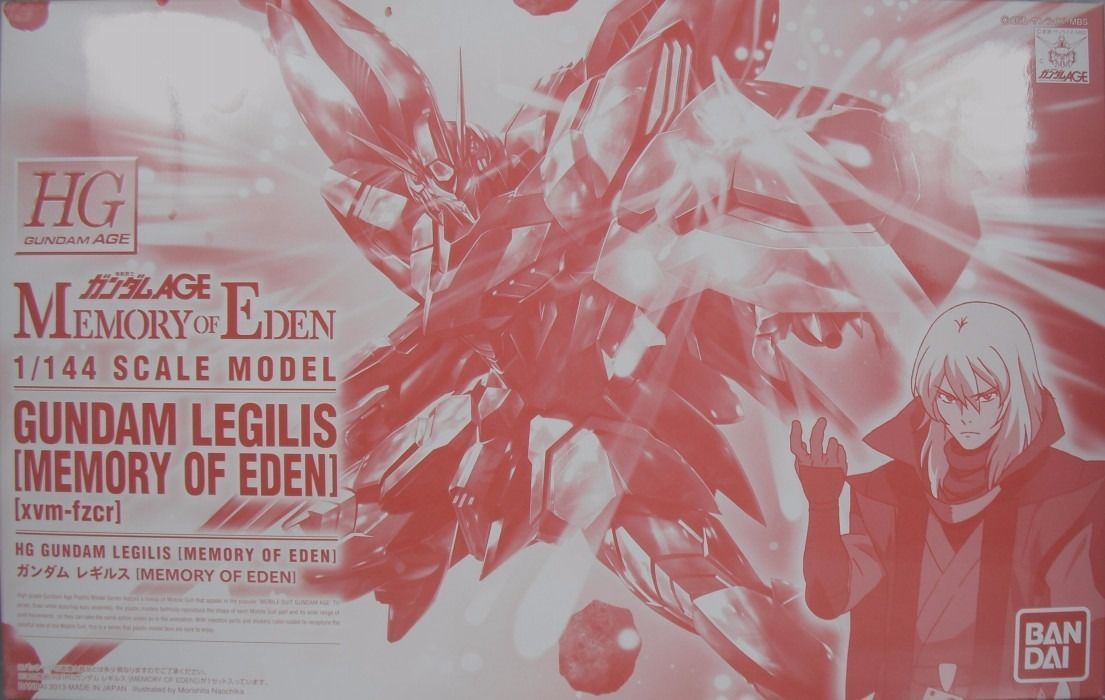 Bandai Hg 1/144 Xvm-fzcr Gundam Legilis Memory Of Eden Model Kit Gundam Age- Japan Figure Store - #1 Bring To You The Best Japanese Goods