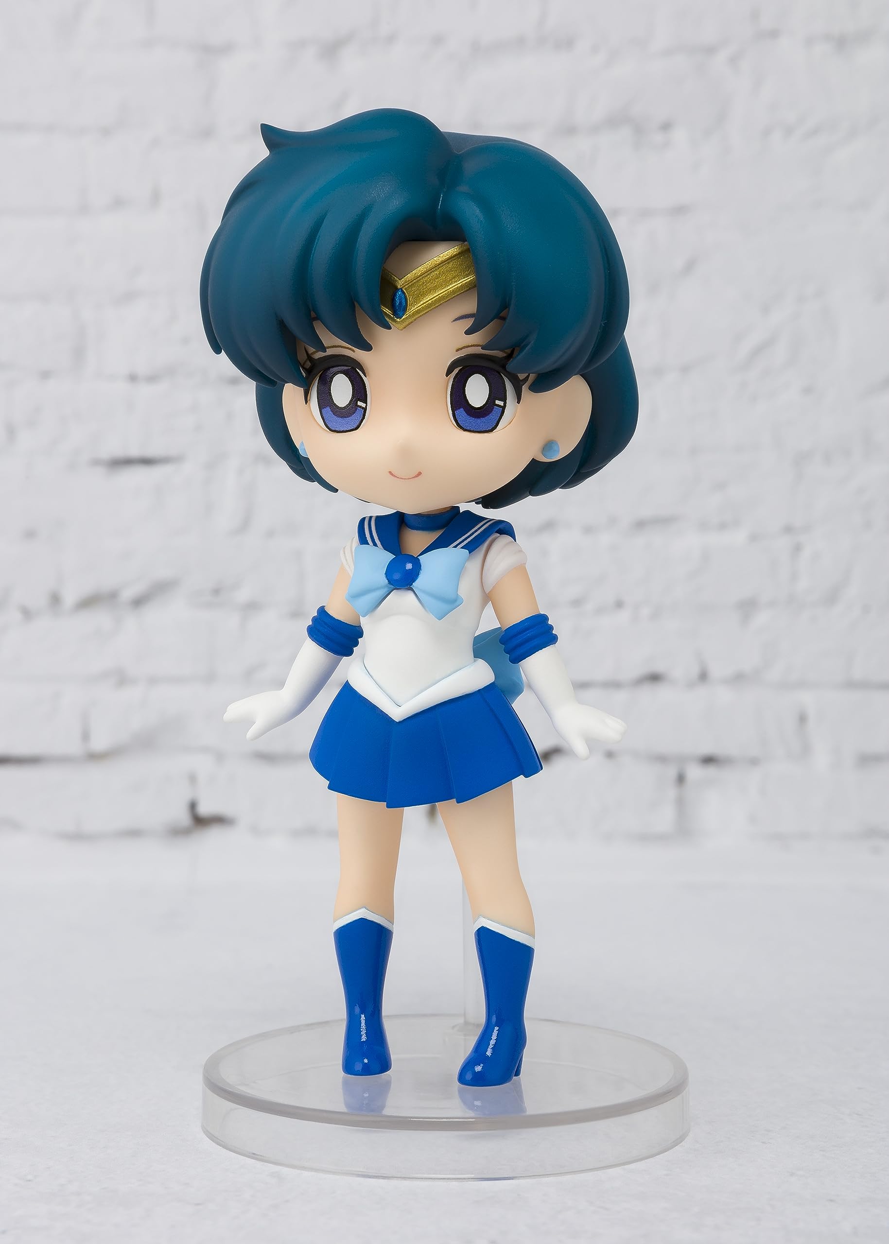 Bandai Spirits Figuarts Mini Sailor Moon Mercury 90mm PVC ABS Figure- Japan Figure Store - #1 Bring To You The Best Japanese Goods