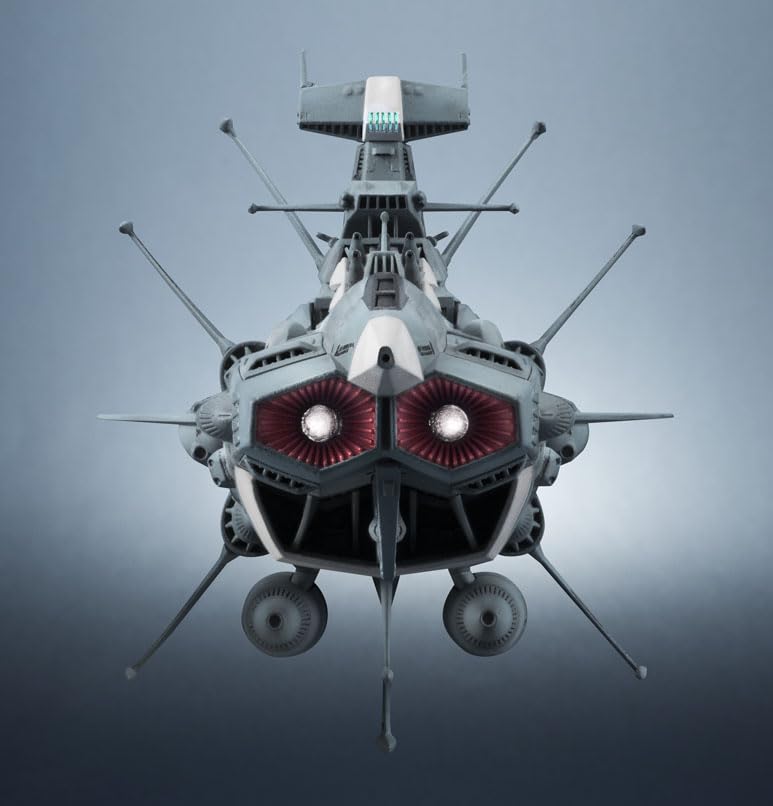 Bandai Spirits 1/2000 Space Battleship Yamato Earth Federation Andromeda Painted Movable Figure- Japan Figure Store - #1 Bring To You The Best Japanese Goods