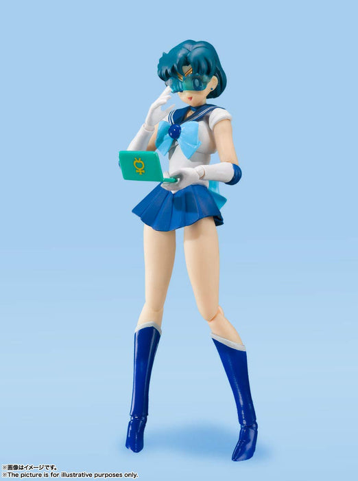 Bandai Spirits Sh Figuarts Sailor Moon Mercury 140mm PVC ABS Figure- Japan Figure Store - #1 Bring To You The Best Japanese Goods