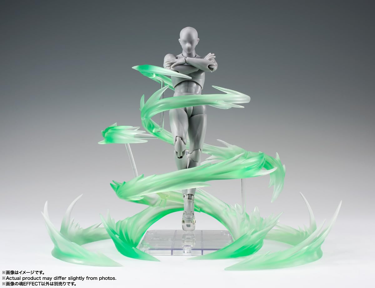 Bandai Spirits Soul Effect Wind Green Figuarts Non-Scale ABS & PVC Finished Figure- Japan Figure Store - #1 Bring To You The Best Japanese Goods