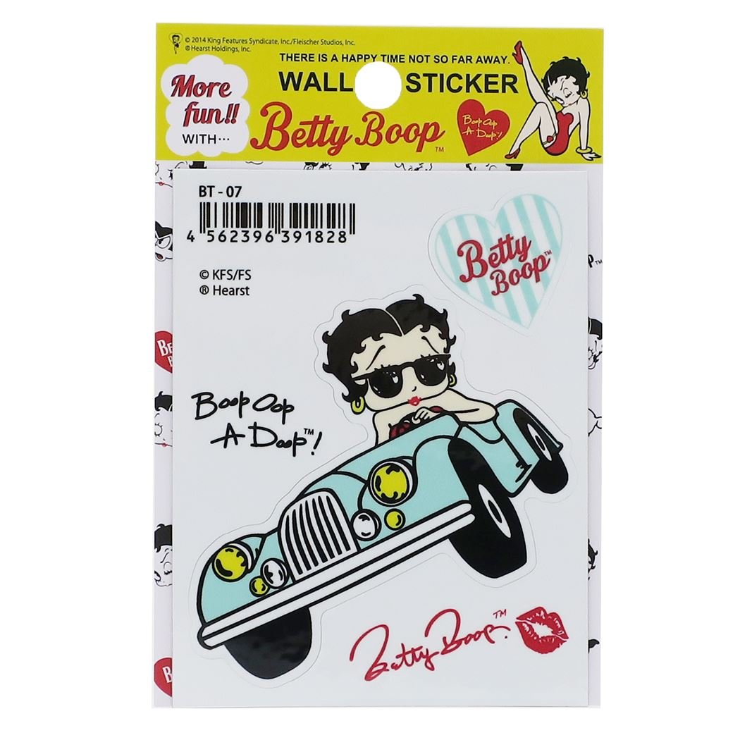 Betty Boop Sticker Vinyl Sticker Japan (Bt-07) - General Stickers- Japan Figure Store - #1 Bring To You The Best Japanese Goods