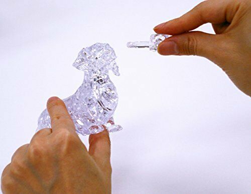 Beverly 41 Piece Crystal Puzzle Dachshund / Clear- Japan Figure Store - #1 Bring To You The Best Japanese Goods