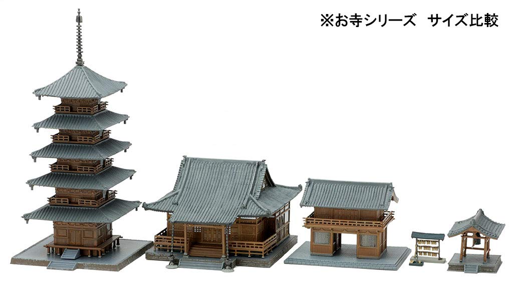 Tomytec Building Collection - Kenkore 028-4 Temple A4 Main Hall Diorama Supplies- Japan Figure Store - #1 Bring To You The Best Japanese Goods