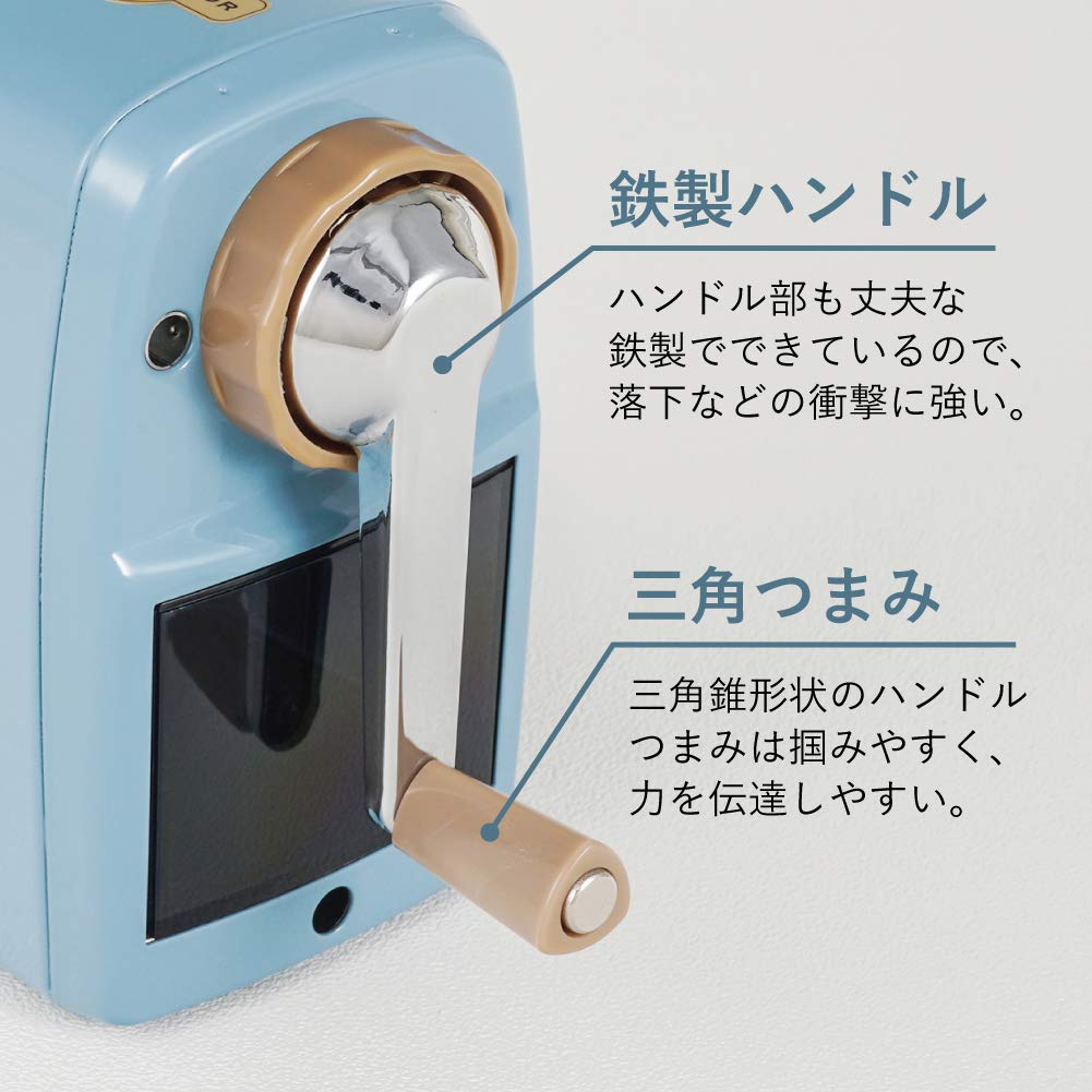 Carl Desktop Pencil Sharpener Angel 5 Premium 3 Cream Blue- Japan Figure Store - #1 Bring To You The Best Japanese Goods