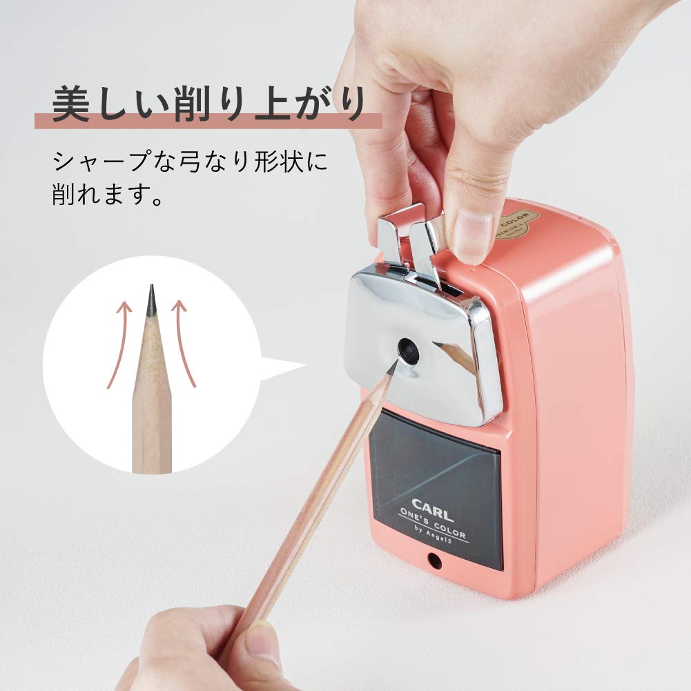 Carl Desktop Pencil Sharpener Angel 5 Premium 3 Cream Pink- Japan Figure Store - #1 Bring To You The Best Japanese Goods