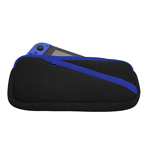 Columbus Circle Slim Soft Pouch/Case For Nintendo Switch Black Navy Color - New Japan Figure 4582286323548 1